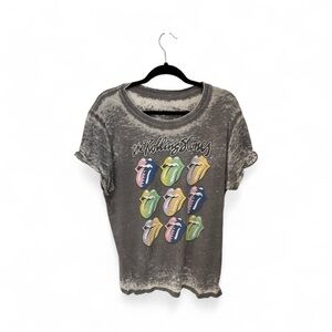 Gray Rolling Stones Graphic T-Shirt